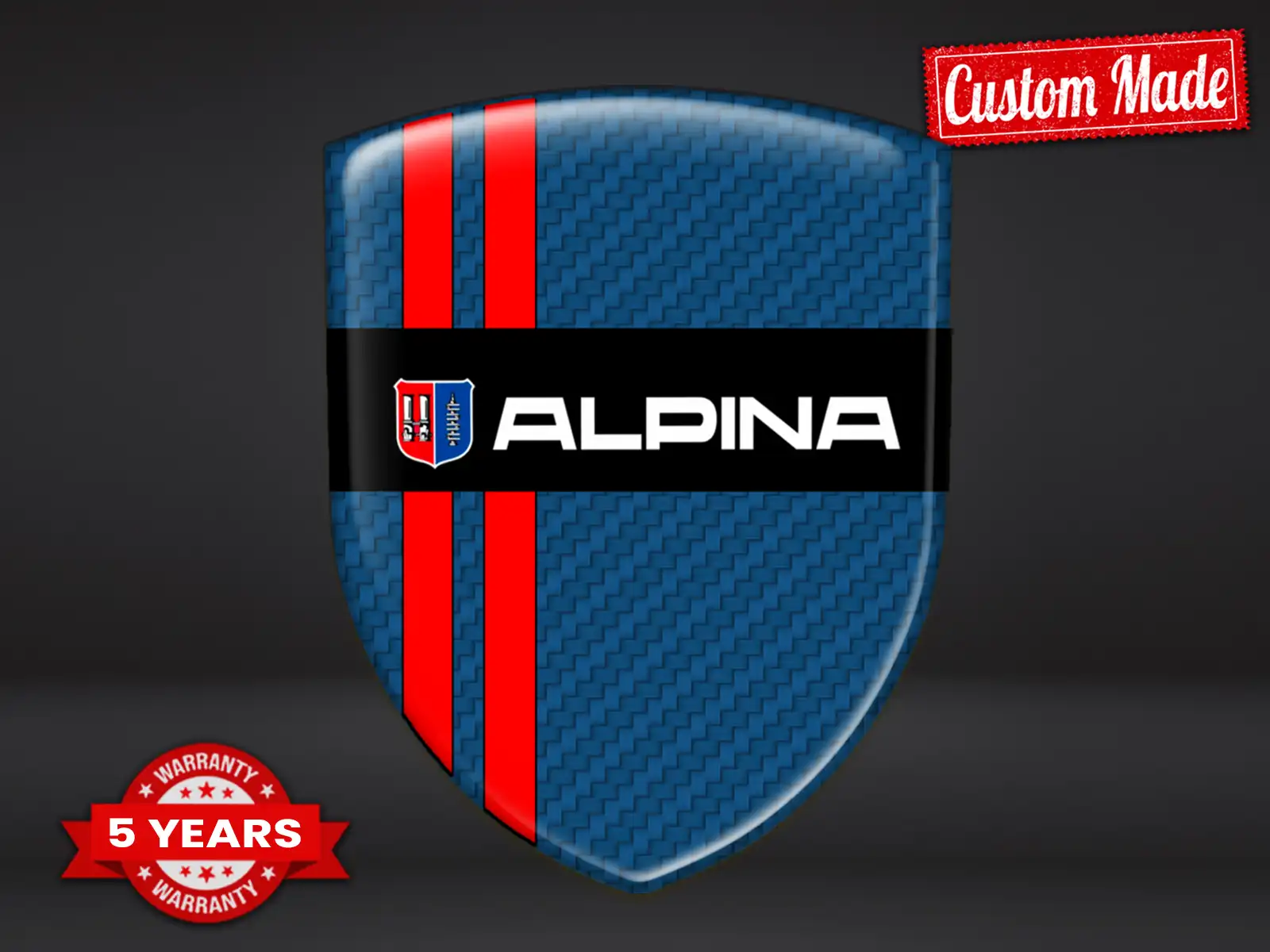 Alpina Business Sticker Etiketten Stilvoll Anpassbar Robust
